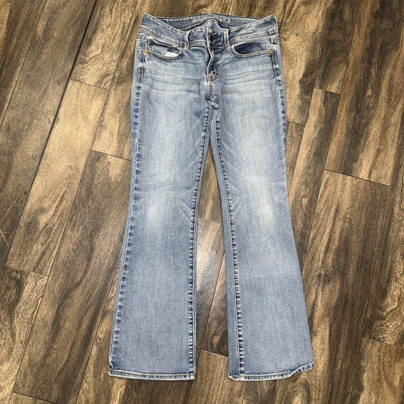 American Eagle Outfitters Denim - American Eagle Kick Boot Super Stretch Light Wash Denim Jeans Women's Size 8-Reg